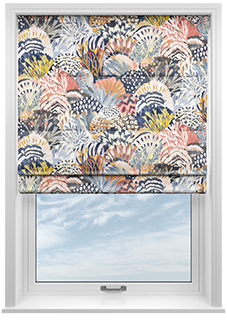 Maggie, Coral - Roman Blind